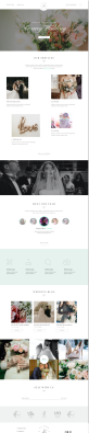 网页设计模板必备，清新婚庆门户网站源码