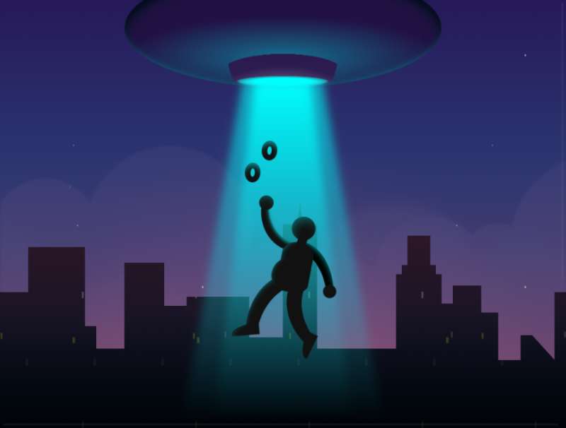 css动画效果代码案例必备，外星人绑架动画效果图素材