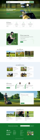 网页设计模板html代码，高端高尔夫俱乐部网页设计