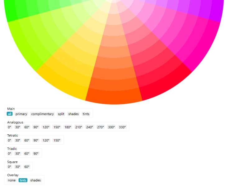颜色选取页面html展示图下载