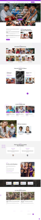 紫色響應(yīng)式兒童救助網(wǎng)頁設(shè)計(jì)模板