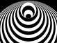 黑白循环动态催眠图像动画素材