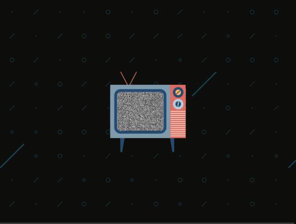 電視故障噪音畫面動圖素材