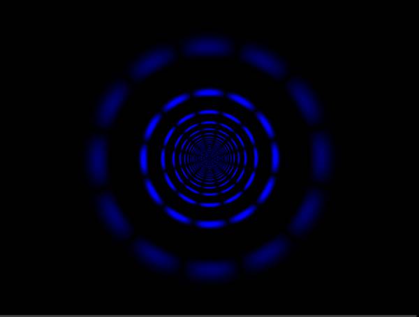 同心圓漸變隧道動圖素材