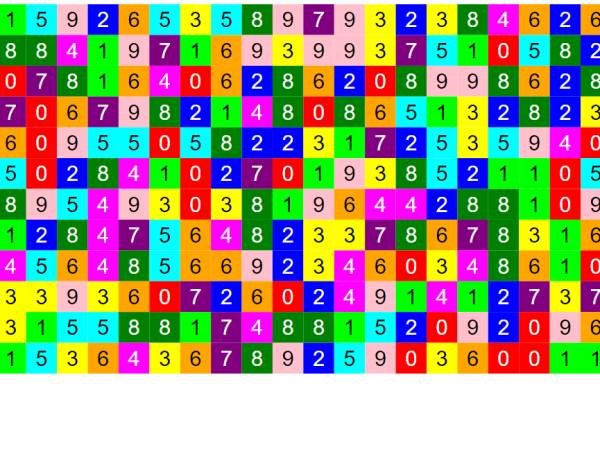 方块色彩数字方格设计图片素材