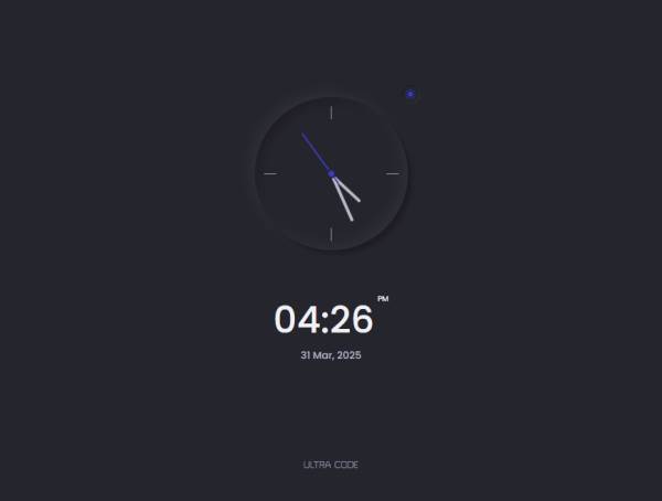 简约模拟时钟js主题网页代码制作插件下载