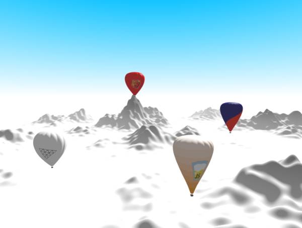 热气球js立体球体3d动画制作代码下载