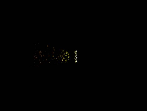 星星粒子横向加载动画素材下载