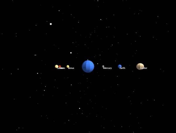 太陽系球體旋轉(zhuǎn)動畫3D全景素材