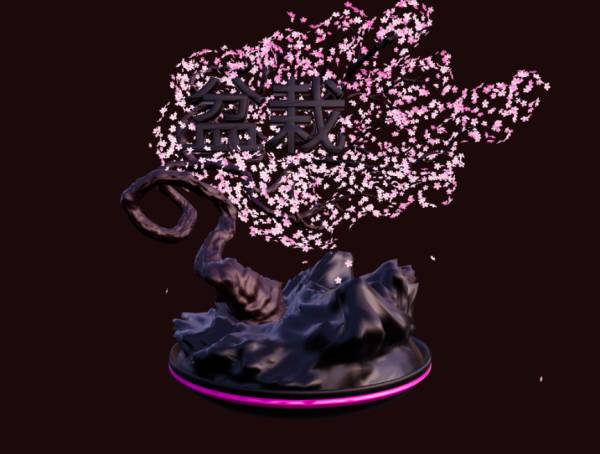 樱花盆栽3dmax模型必备