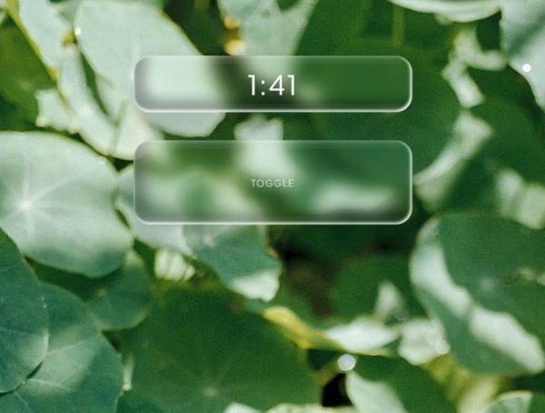 液態玻璃明暗主題設計素材