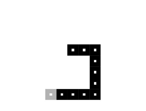 遞歸正方幾何圖形動畫演示