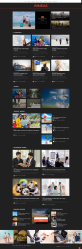 实用html博客资讯网站网页制作