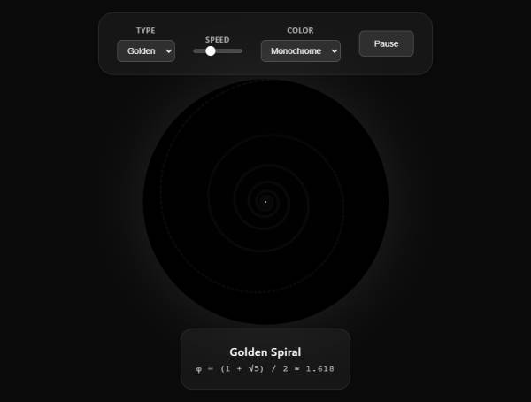 螺旋漩渦線條生成器模板