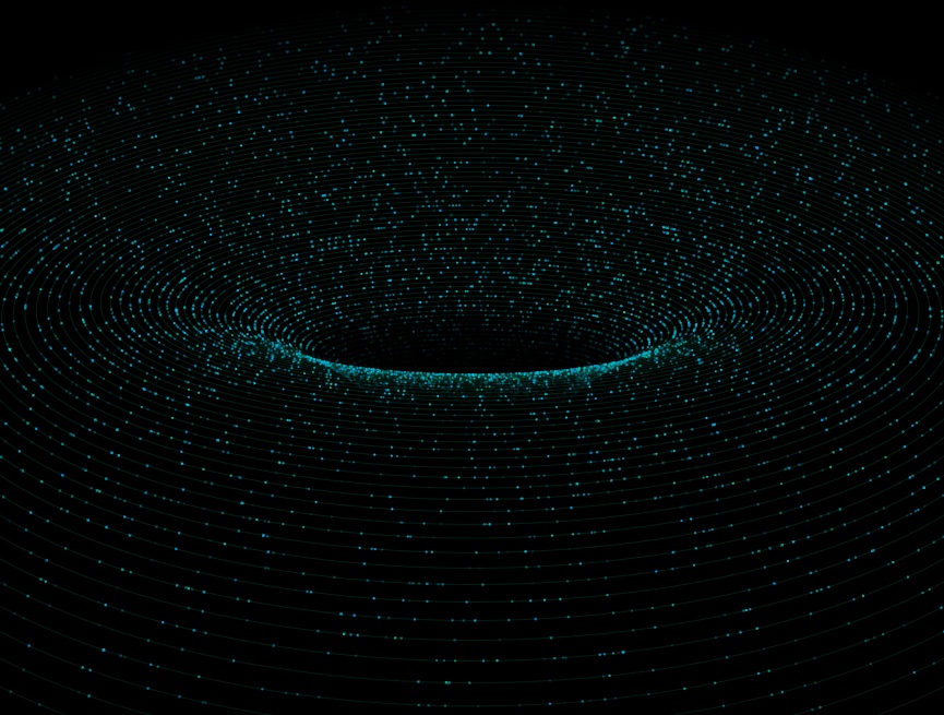 巨型宇宙神秘虫洞动态图实景