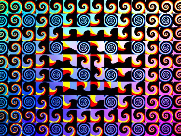 彩色动态螺旋动画制作背景图素材免费