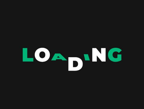 loading文字翻转效果加载动画设计下载