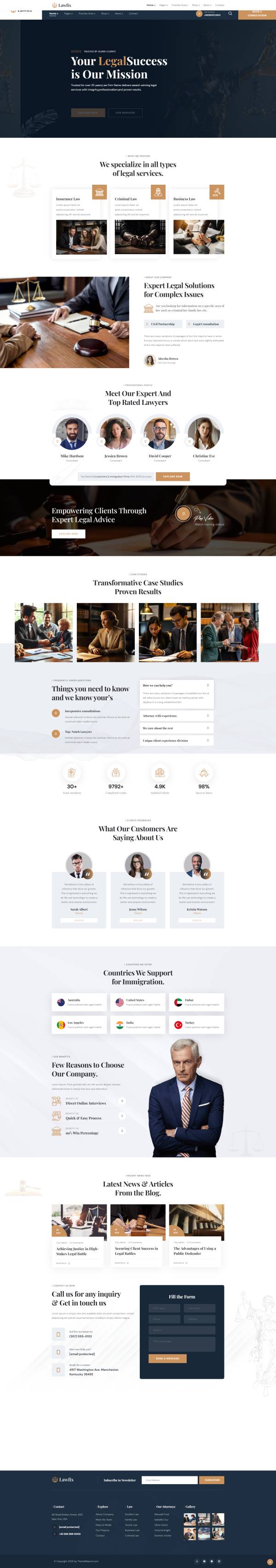 法院司法機構官方平臺網站模板