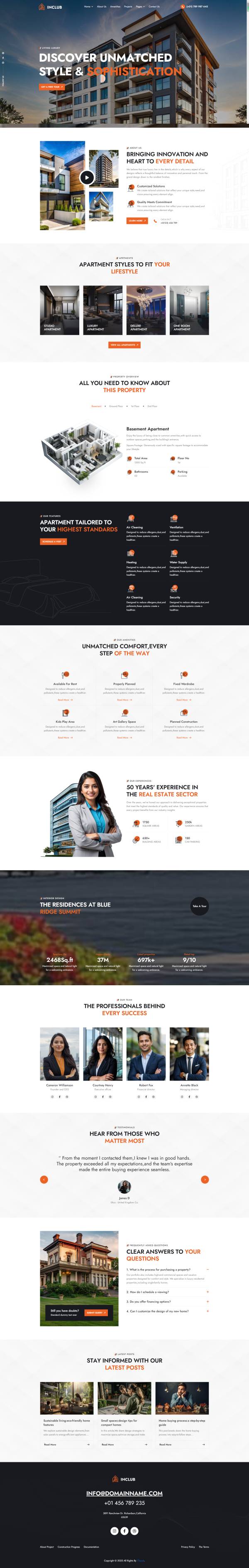 房產信息網html前端頁面設計模板