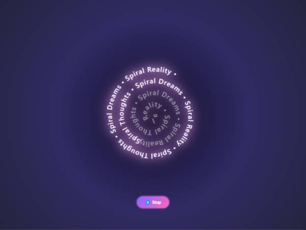 螺旋文字旋涡动图排版素材