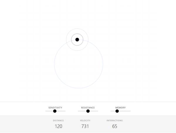 互動磁場動態圓模型動圖動畫制作模板