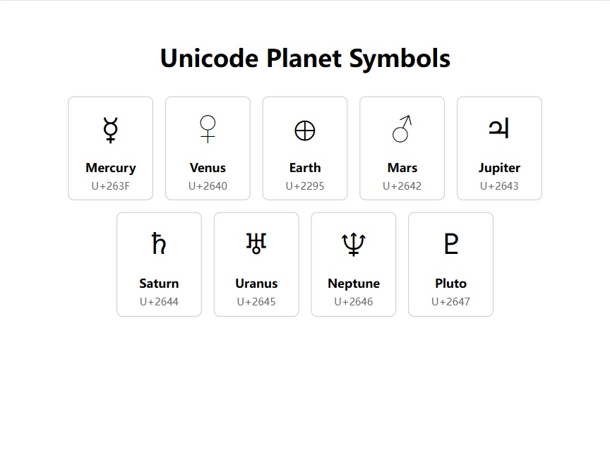 行星符號icon圖案下載