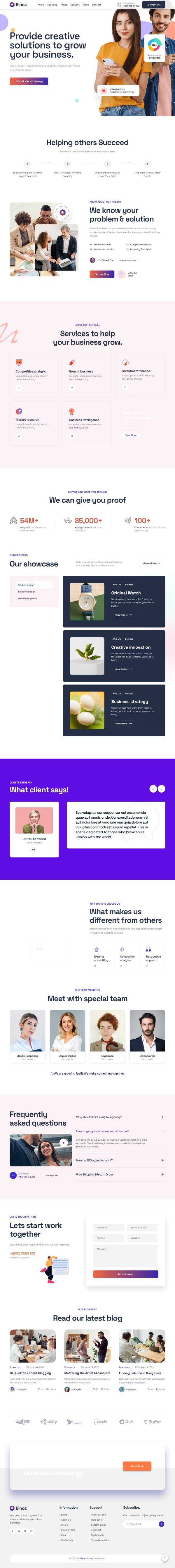 商務咨詢官方網站模板