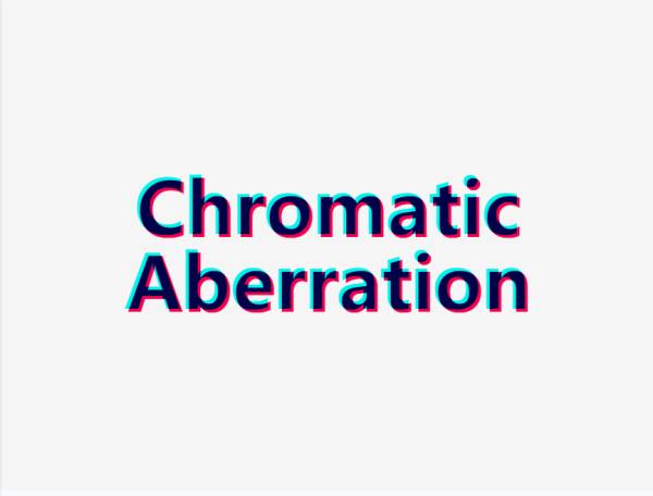 色差文字視覺效應視覺設計素材