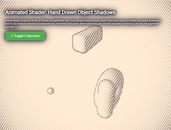 手繪物體陰影特征圖動態(tài)素材必備