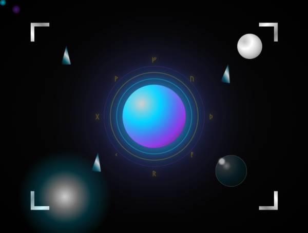 光照宇宙動態模擬圖圖片素材