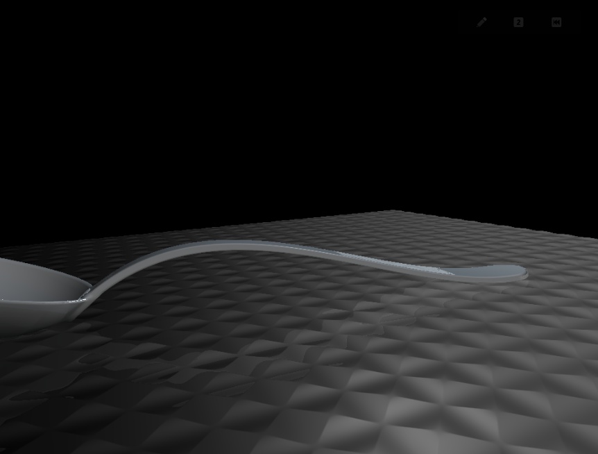 勺子镜像3d旋转动画素材