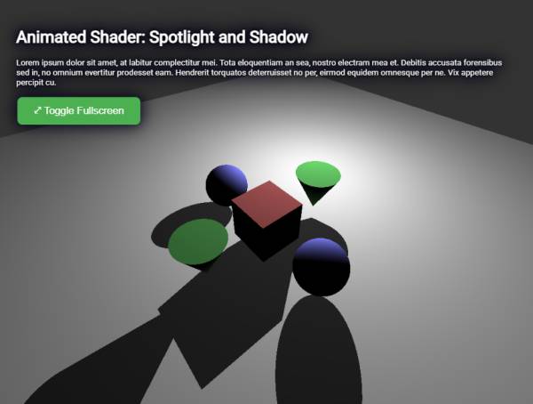幾何聚光燈效應陰影動態圖必備