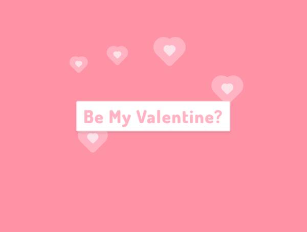 粉色情人節動態圖片帶字節日素材必備