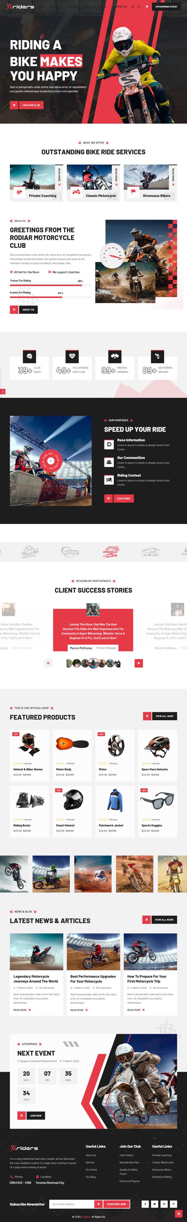 机车赛车俱乐部官方网站官网模板