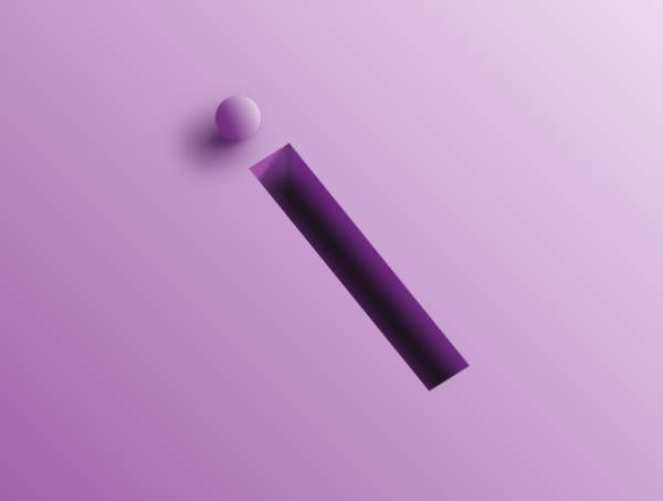 高雅方圓形狀陰影效果創意設計