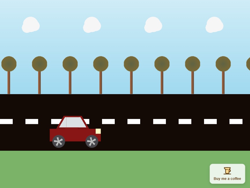 汽車(chē)道路行駛動(dòng)態(tài)圖片卡通