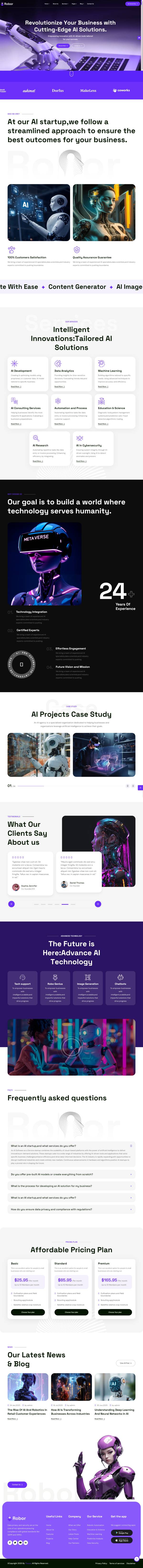 Ai科技高科技公司網(wǎng)站模板