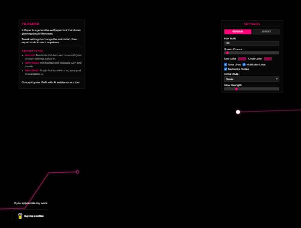 壁紙電路線條生成器在線制作模板