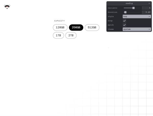 容量單位html選擇器模板