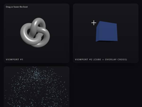 炫酷3d多窗口模式動畫演示