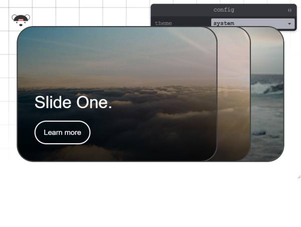 動態面板幻燈片調整比例滑動素材