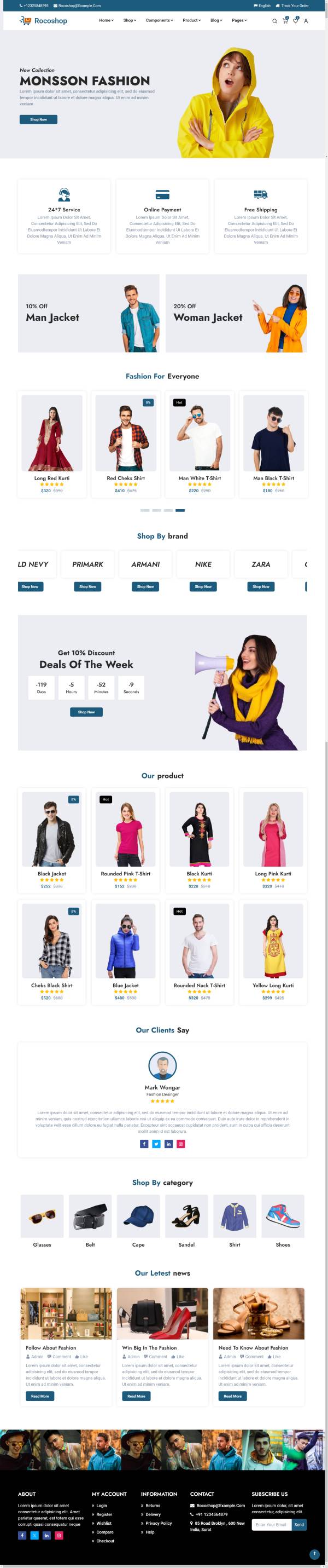 網(wǎng)店商城響應(yīng)式網(wǎng)站案例模板下載