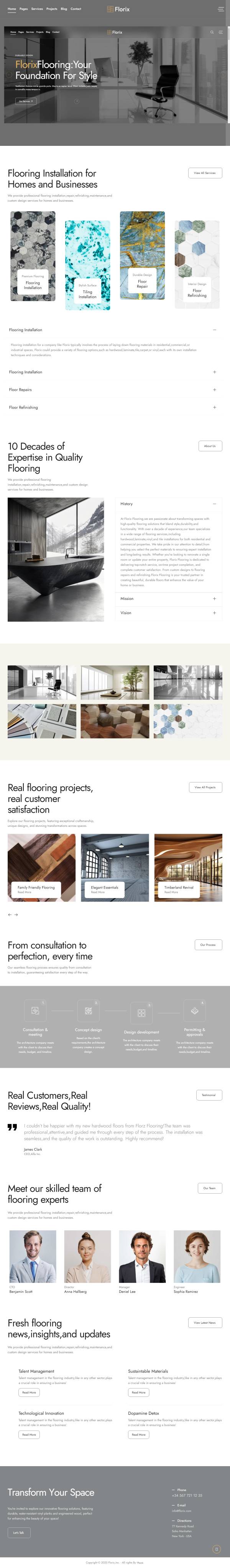 瓷磚信息地板宣傳網(wǎng)站網(wǎng)頁模板必備
