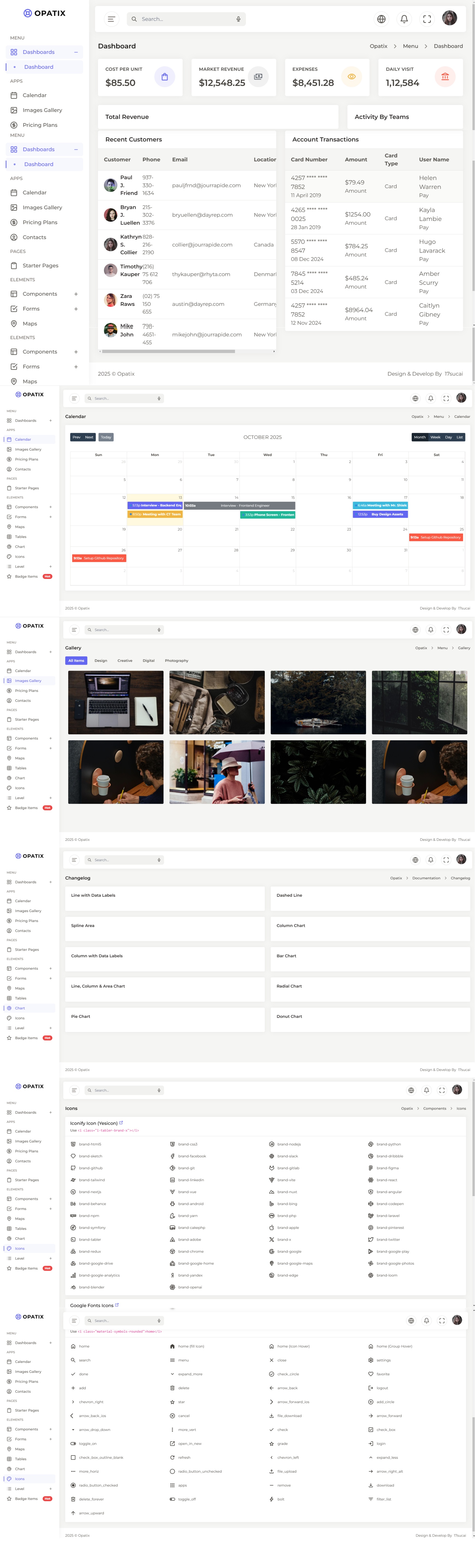 tailwindcss后臺管理系統網站模板