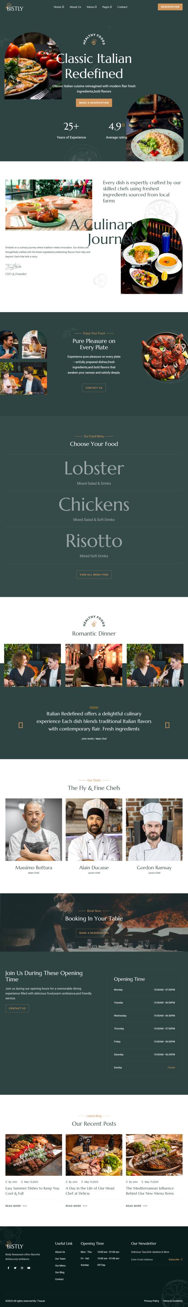 網紅咖啡餐飲面包店品牌網頁設計