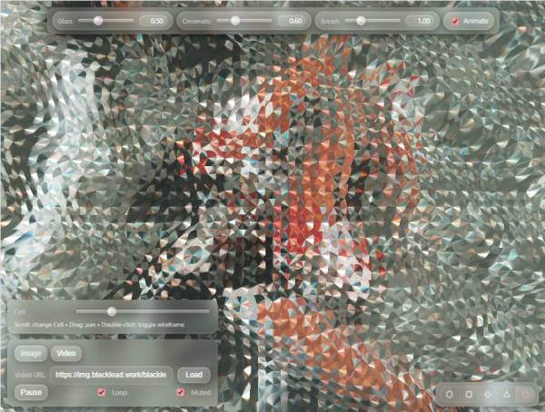 液體流動玻璃擬態效果素材必備