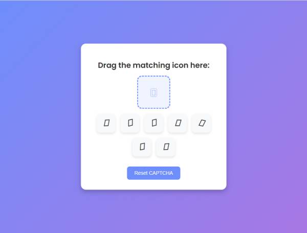 驗(yàn)證碼圖標(biāo)隨意拖動(dòng)圖標(biāo)識(shí)別模板