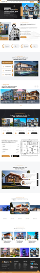 出售房产租赁平台网页模板必备