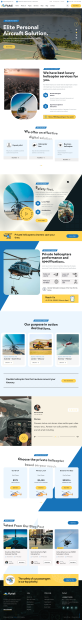 直升机飞机租赁业务售卖网站模板