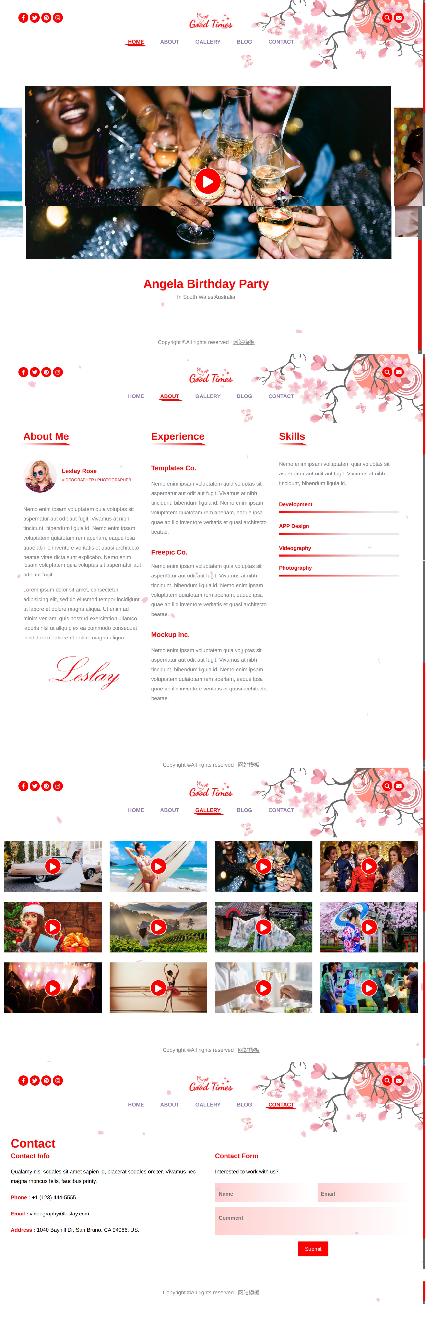 活動派對策劃創(chuàng)意網(wǎng)頁模板下載